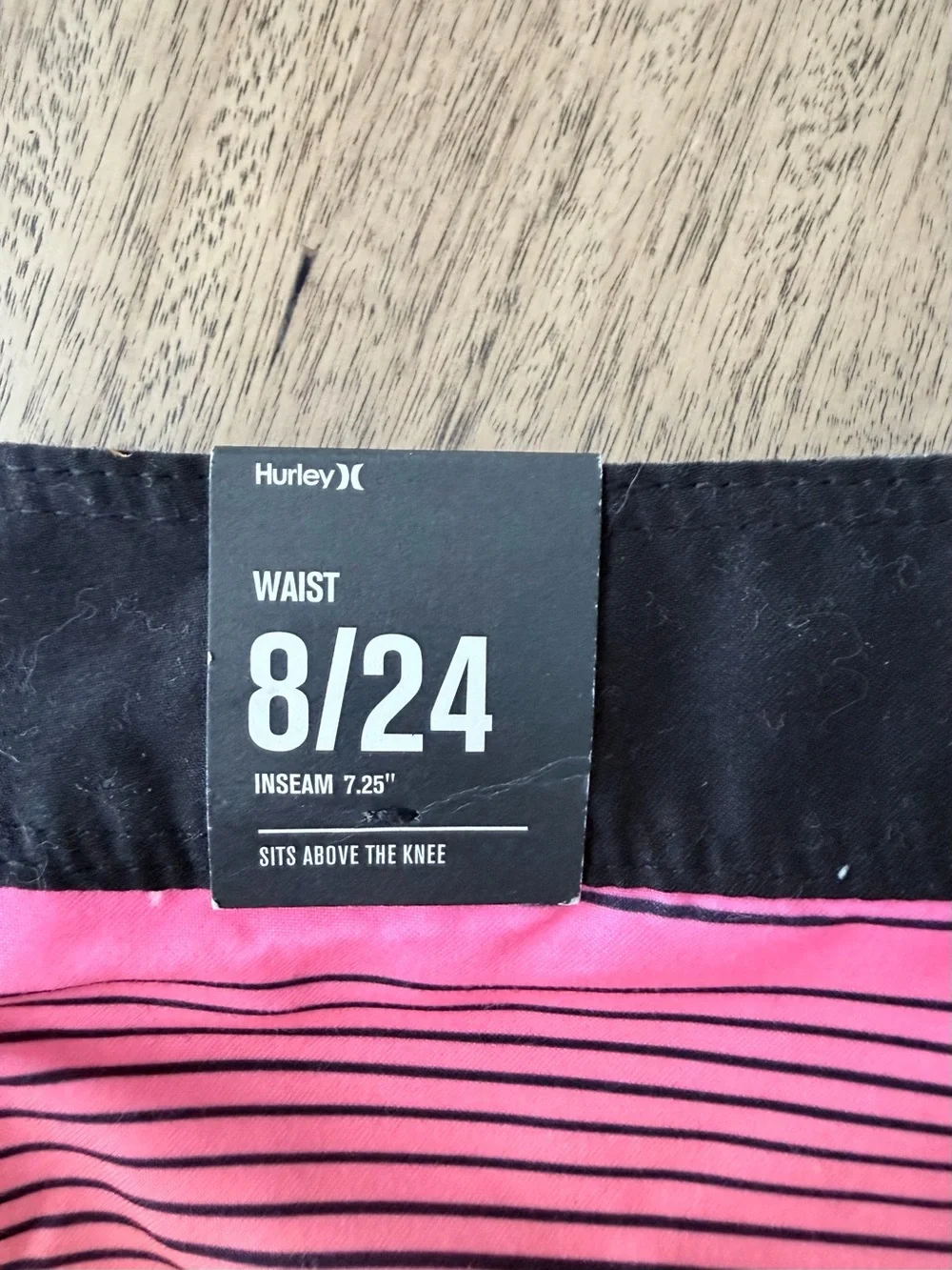 Hurley Rainbow Ombre Stripe Board Shorts - Pink, Orange, Yellow, Green, Blue